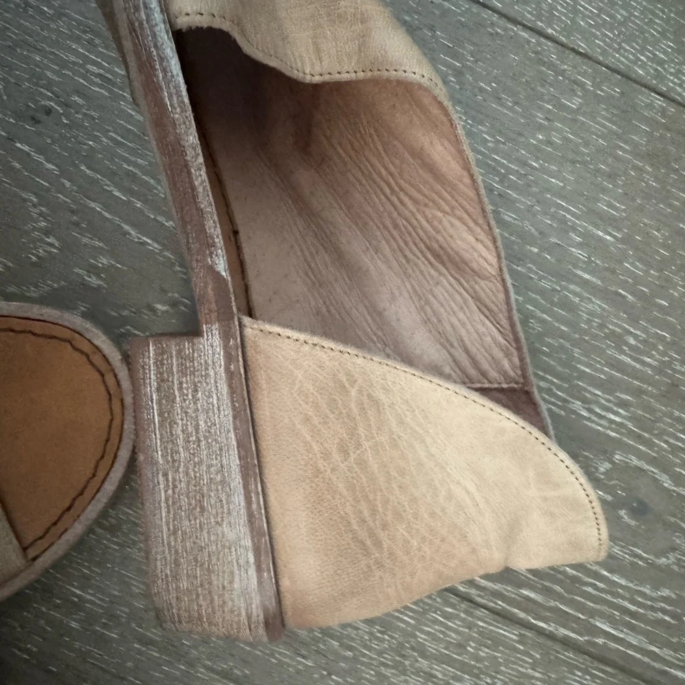 Free People Mont Blanc Tan Sandals NWOT - Picture 3 of 6
